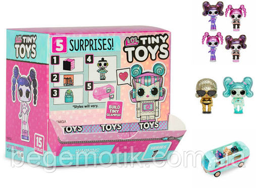 L.O.L. Surprise Крошки ЛОЛ cерия Тини тойс Tiny Toys 565796 собери кемпер