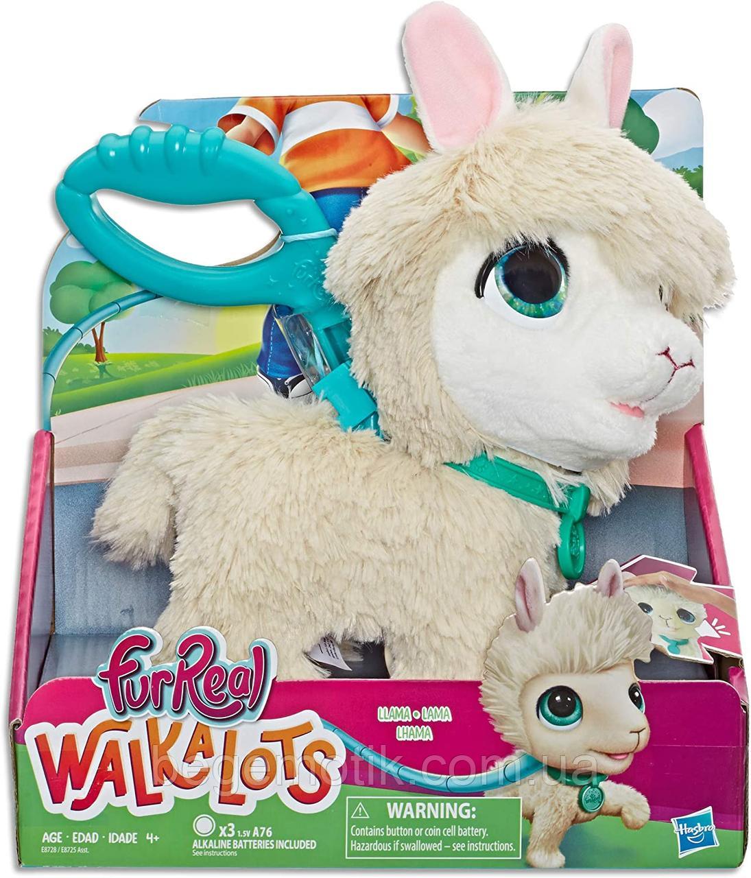 Furreal Friends Интерактивный питомец Лама на поводке от Hasbro FurReal Big Wags Llama