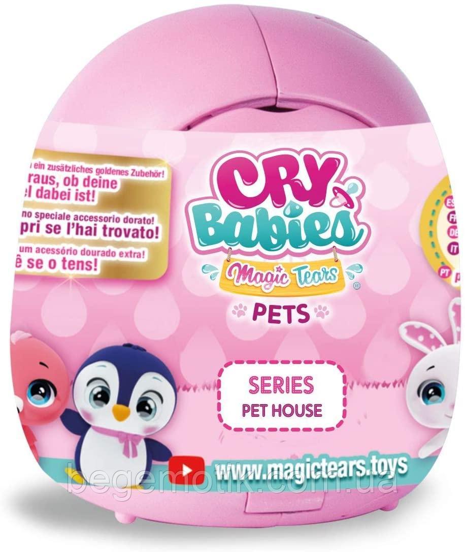 IMC Toys Cry Babies плачущий Питомец сюрприз в домике Край беби Magic Tears Pet House (91085)