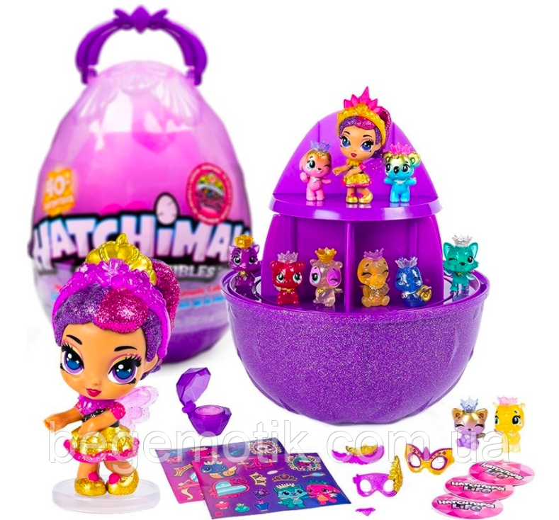 Большое Яйцо сюрприз Хатчималс 40+сюрпризов Hatchimals CollEGGtibles, Mega Secret