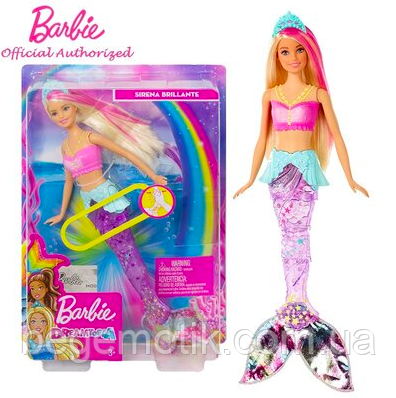 Кукла Барби Мерцающая Русалка Подводное Сияние Barbie Dreamtopia Sparkle Lights Mermaid Doll Mattel