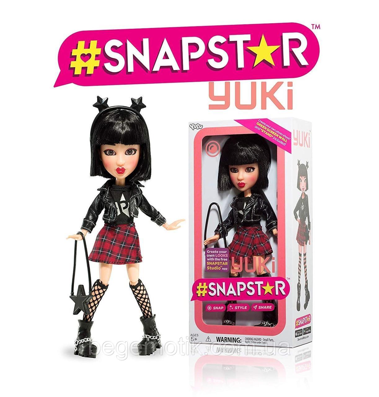 Шарнирная Кукла 23 см Snapstar Yuki ЮКИ с аксессуарами и подставкой Снапстар #SnapStar (YL30005)