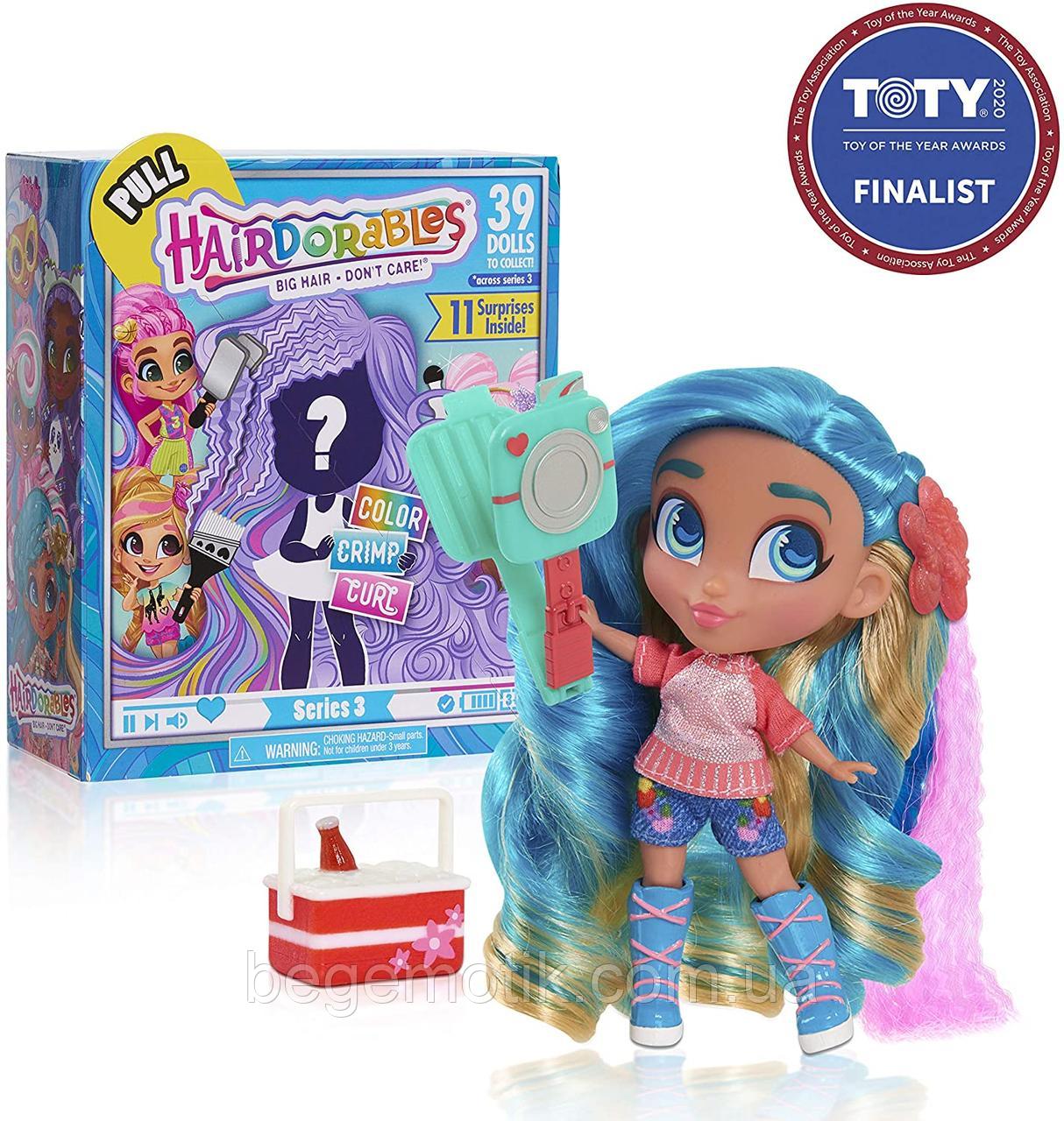 Hairdorables S3 Хэрдораблс 3 серия кукла сюрприз с роскошными волосами Collectible Dolls Series 3