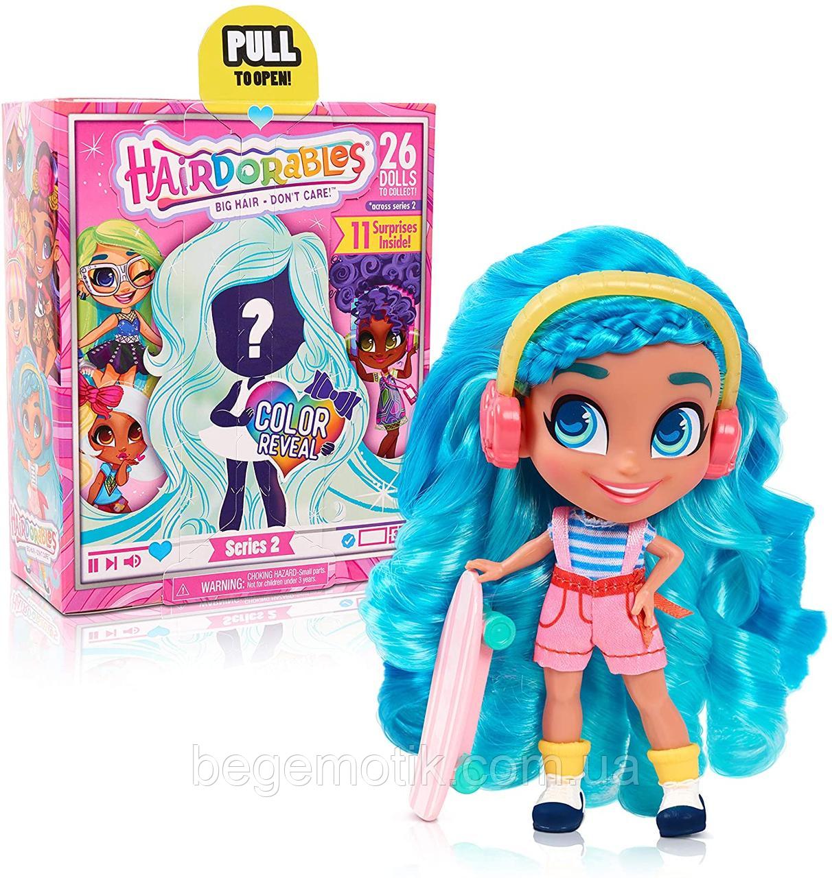 Hairdorables S2 Хэрдораблс 2 серия кукла сюрприз с роскошными волосами Collectible Dolls Series 2