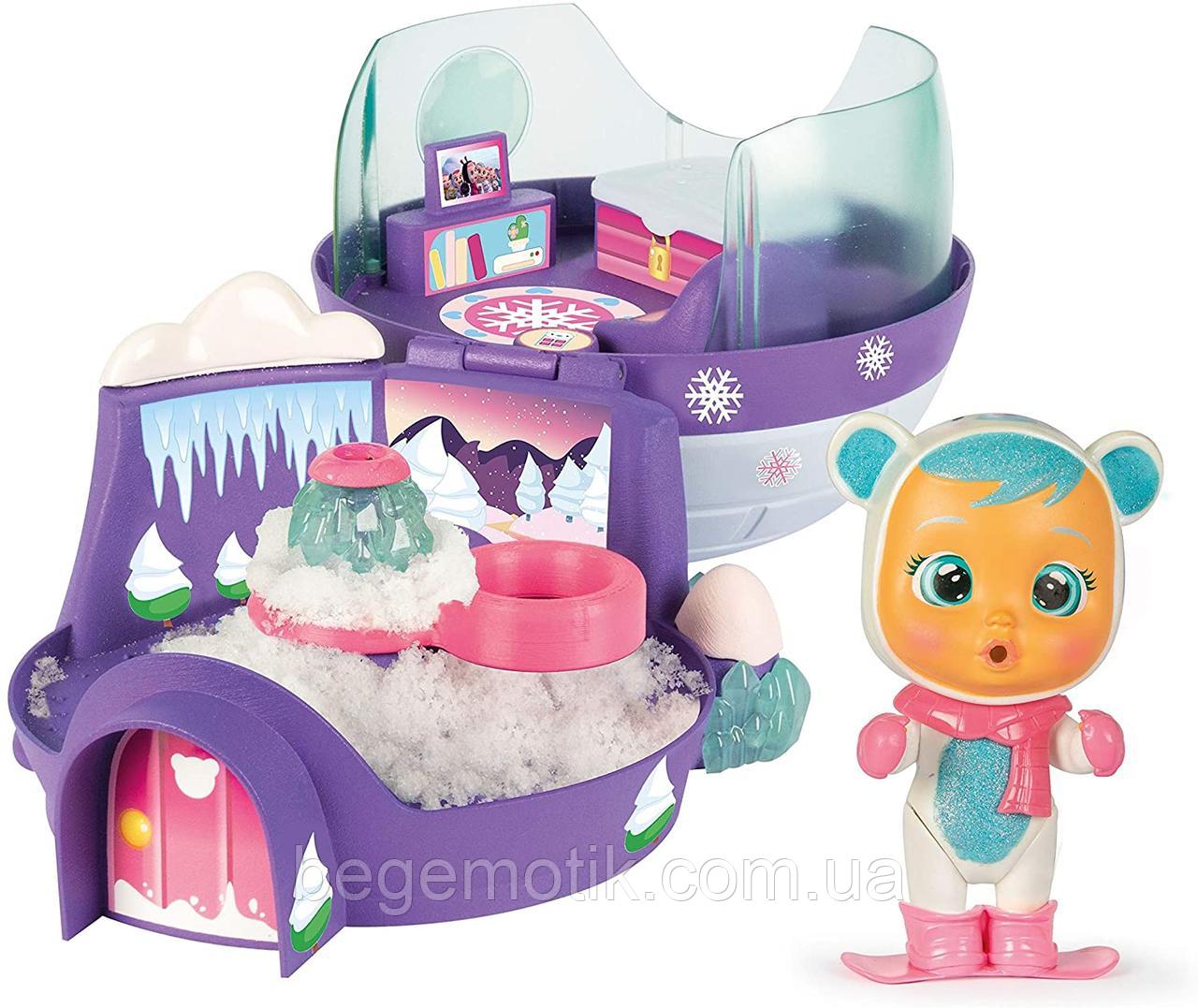 Cry Babies Игровой набор Плачущий младенец Кристал с домиком Иглу IMC Toys Iglu House with Crystal 90934