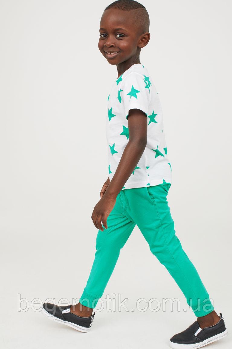 H&amp;M Трикотажные джоггеры тонкие для мальчика 7-8 лет рост 122-128
