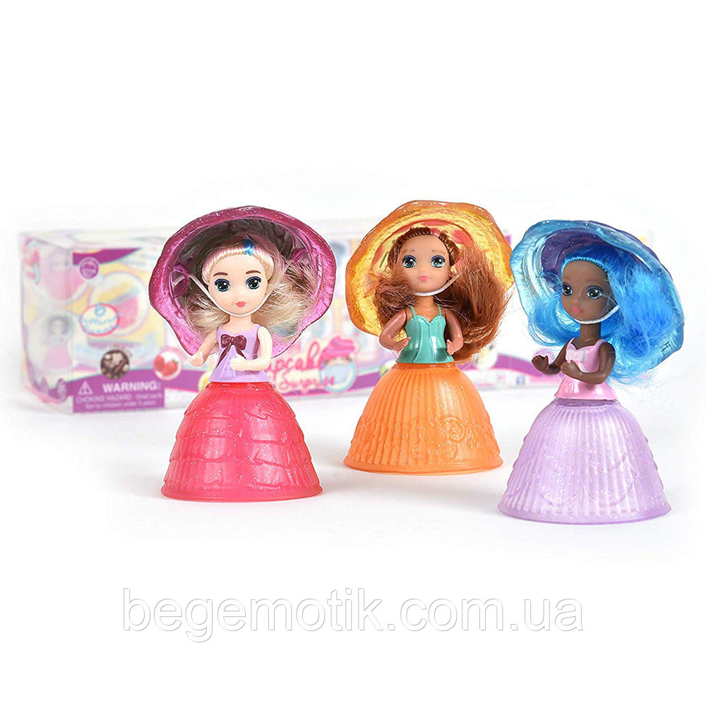 Набор 3х кукол из серии Ароматные капкейки Mini Cupcake Surprise Doll (3-Pack)