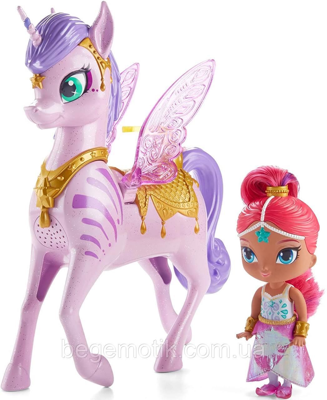 Кукла Шиммер с интерактивным единорогом Блеск и Мерцание -Shimmer and Shine Magical Flying ZahraCorn