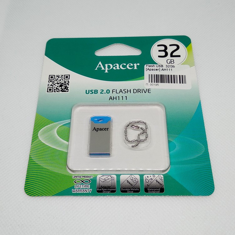 Флешка USB 2.0 mini, 32Gb, Apacer AH111