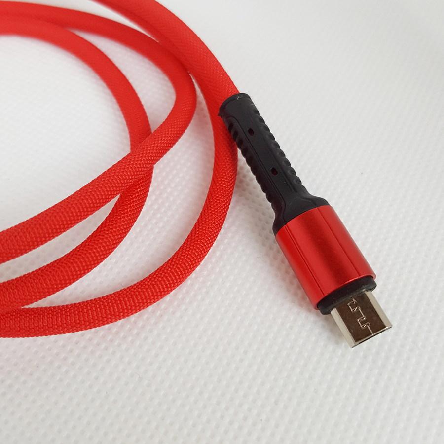 Усиленный кабель micro-USB, LDNIO LS63, красный