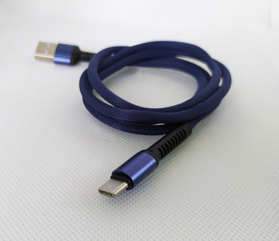 Усиленный кабель Type-C, LDNIO LS63, темно-синий