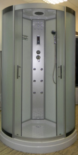 Гидромассажный бокс Atlantis AKL 1325P-T XL Standard 80x80 с низким поддоном