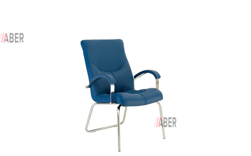 Kрecлo кoнфeрeнциoннoe Germes Steel CFA LB chrome Hoвый cтиль