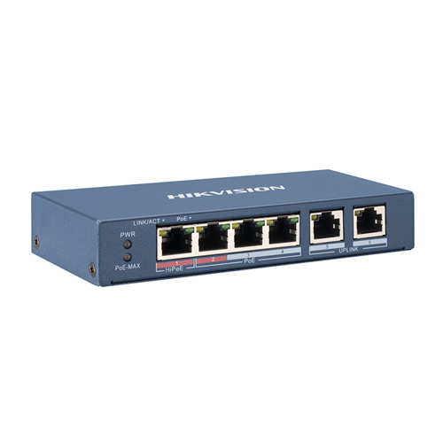 PoE коммутатор Hikvision DS-3E0106HP-E