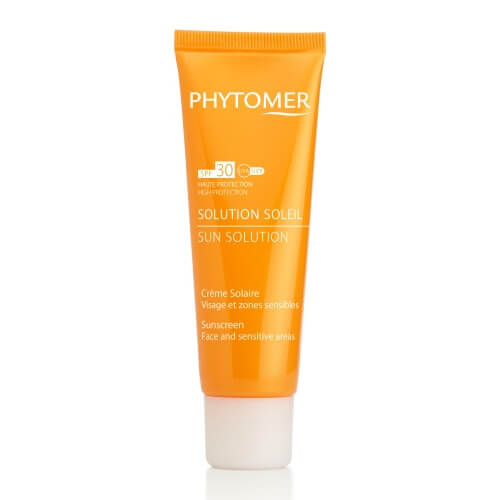 Солнцезащитный крем для лица и чувствительных зон Sun Solution Sunscreen SPF30 Face And Sensitive Areas Phytomer