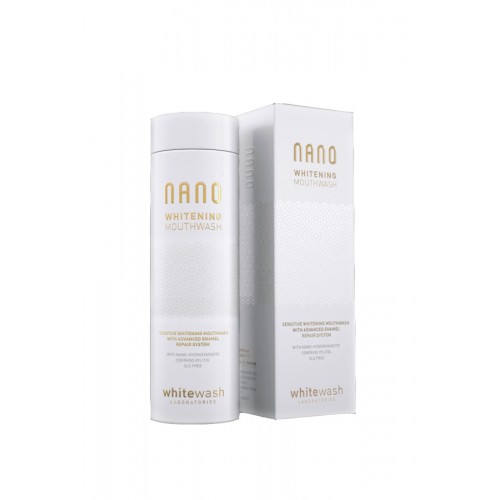 Отбеливающий ополаскиватель для полости рта с гидроксиапатитом WhiteWash Laboratories Nano Whitening Mouthwash