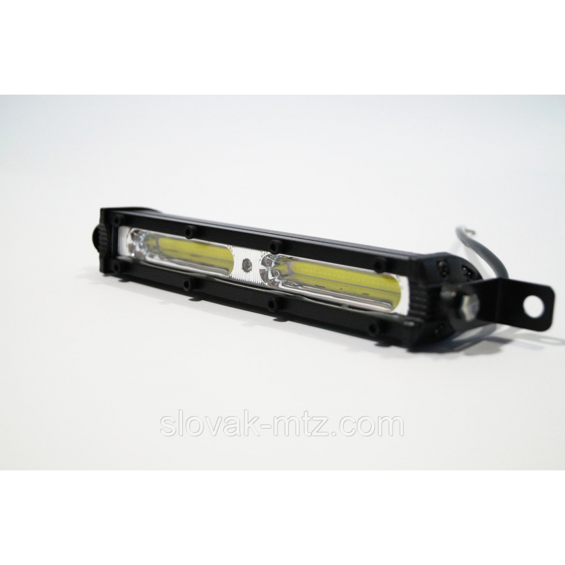 Фара LED прямоугольная 18W (плоская) (2 диода) (chip COB-D1) (2 диода) (18.5см х 5см х 3см)
