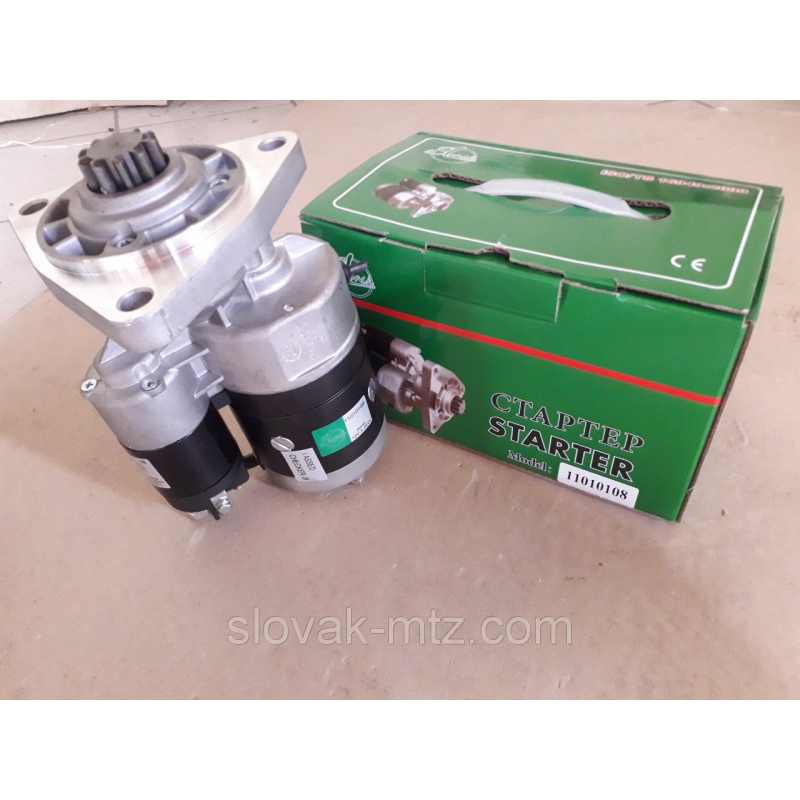 Стартер редукторный 12V, 3.2КВт Словакия Slovak, (МТЗ, ЮМЗ, Т-16,Т-25, Т-40)