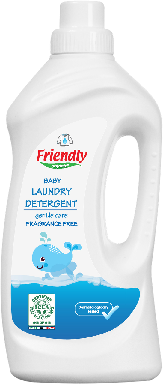 Органический жидкий стиральный порошок Friendly organic без запаха 1000 мл (20 стирок)