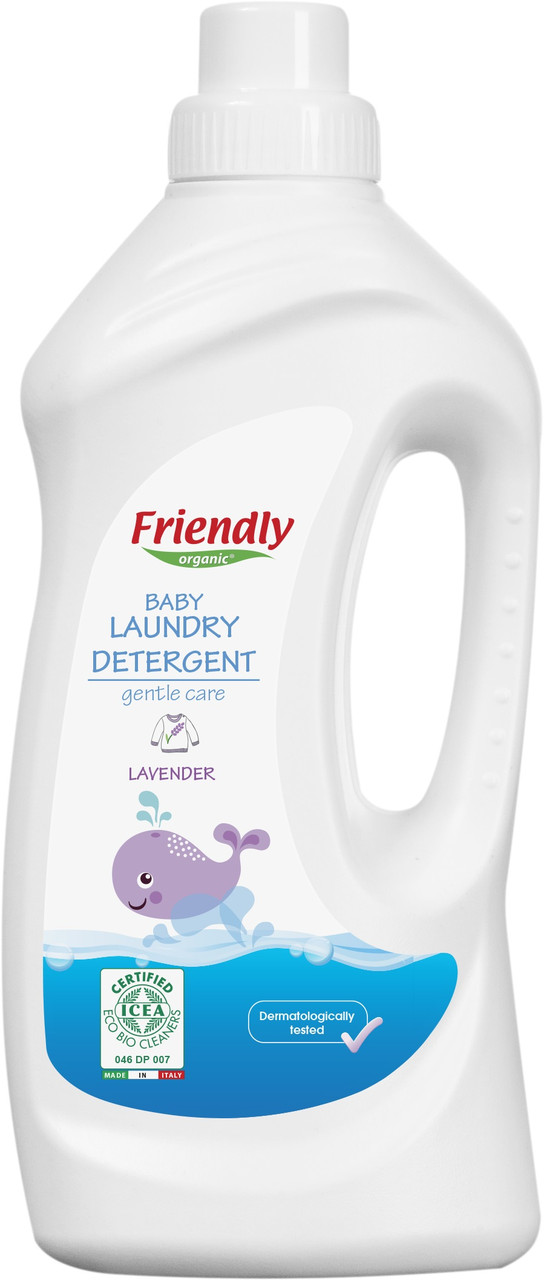 Органический жидкий стиральный порошок Friendly organic лаванда 1000 мл (20 стирок)