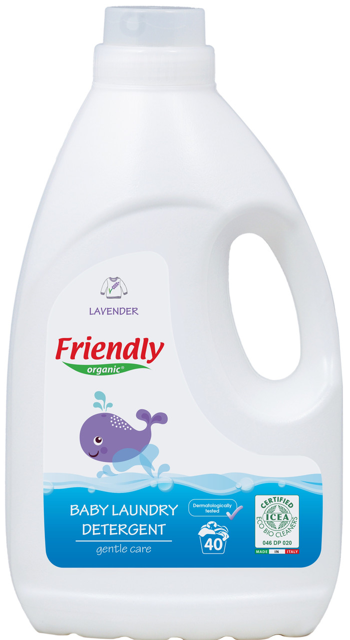 Органический жидкий стиральный порошок Friendly organic лаванда 2000 мл (40 стирок)