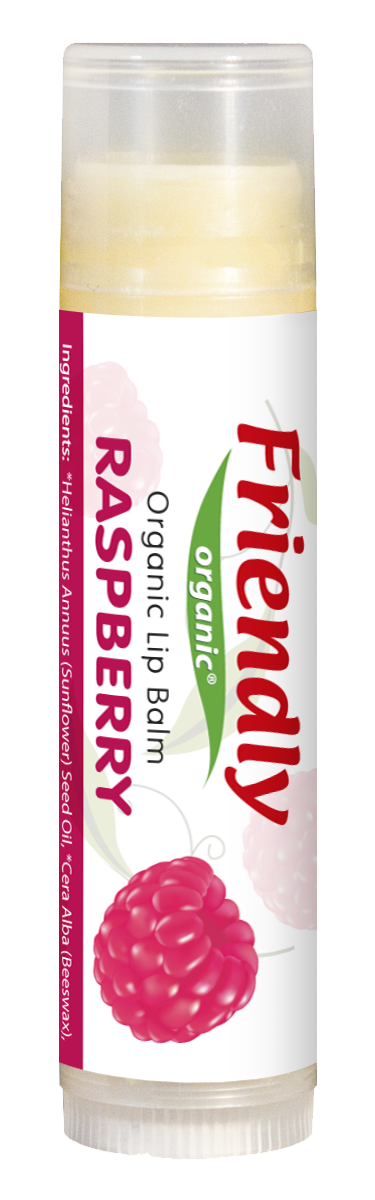 Органический бальзам для губ Friendly organic малина 4,25 гр