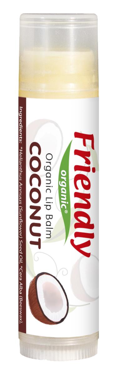 Органический бальзам для губ Friendly organic кокос 4,25 гр