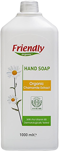 Органическое жидкое мыло для рук Friendly organic с экстрактом ромашки 1000 мл