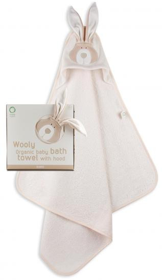 Полотенце из органического хлопка Зайчик Wooly organic 75 x 75 см