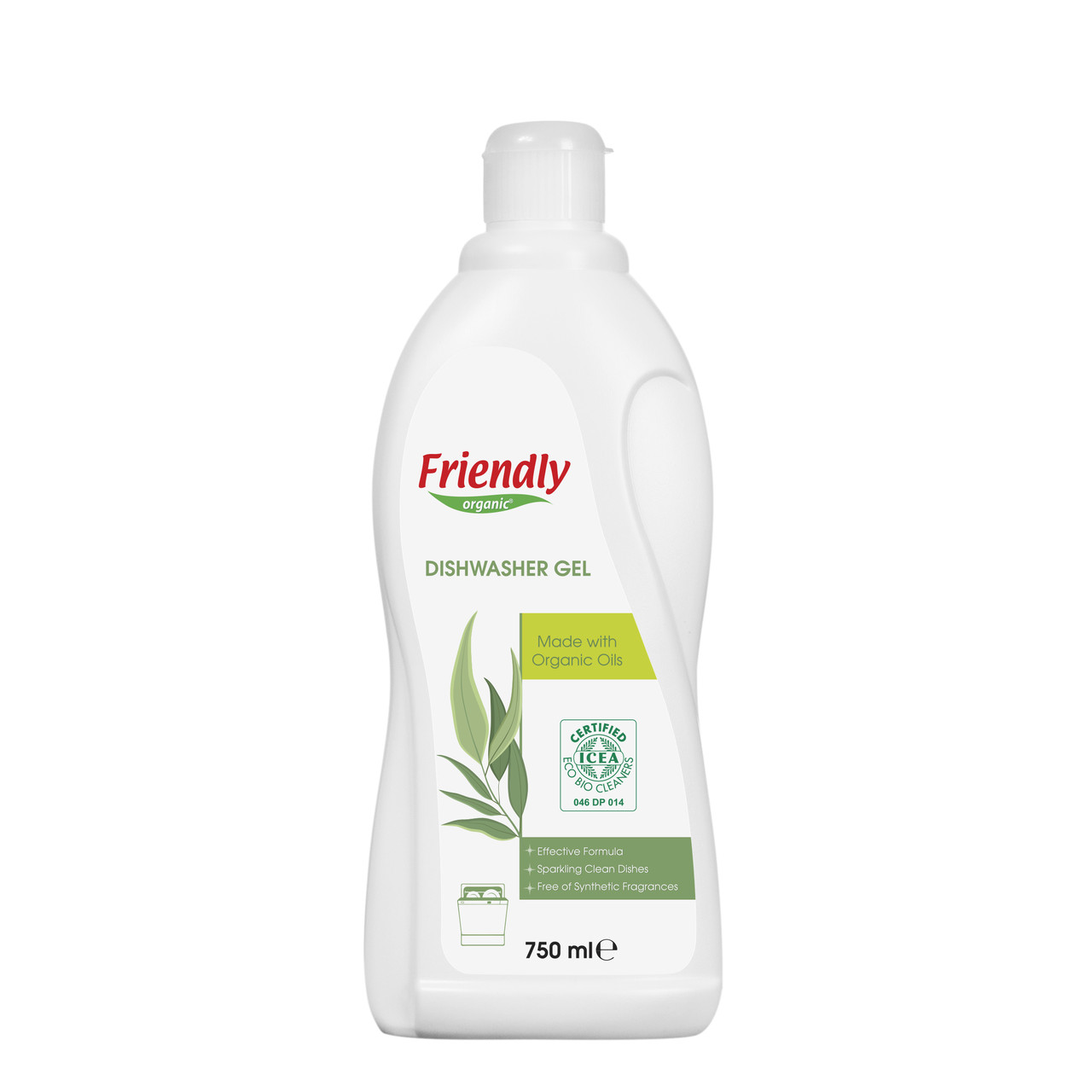 Органический моющий гель для посудомоечной машины Friendly organic 750 мл