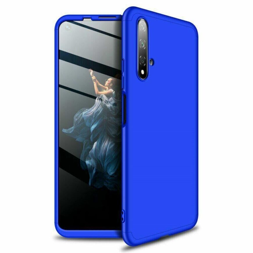 Чехол GKK 360 градусов для Huawei Honor 20 / Nova 5T цвет Синий