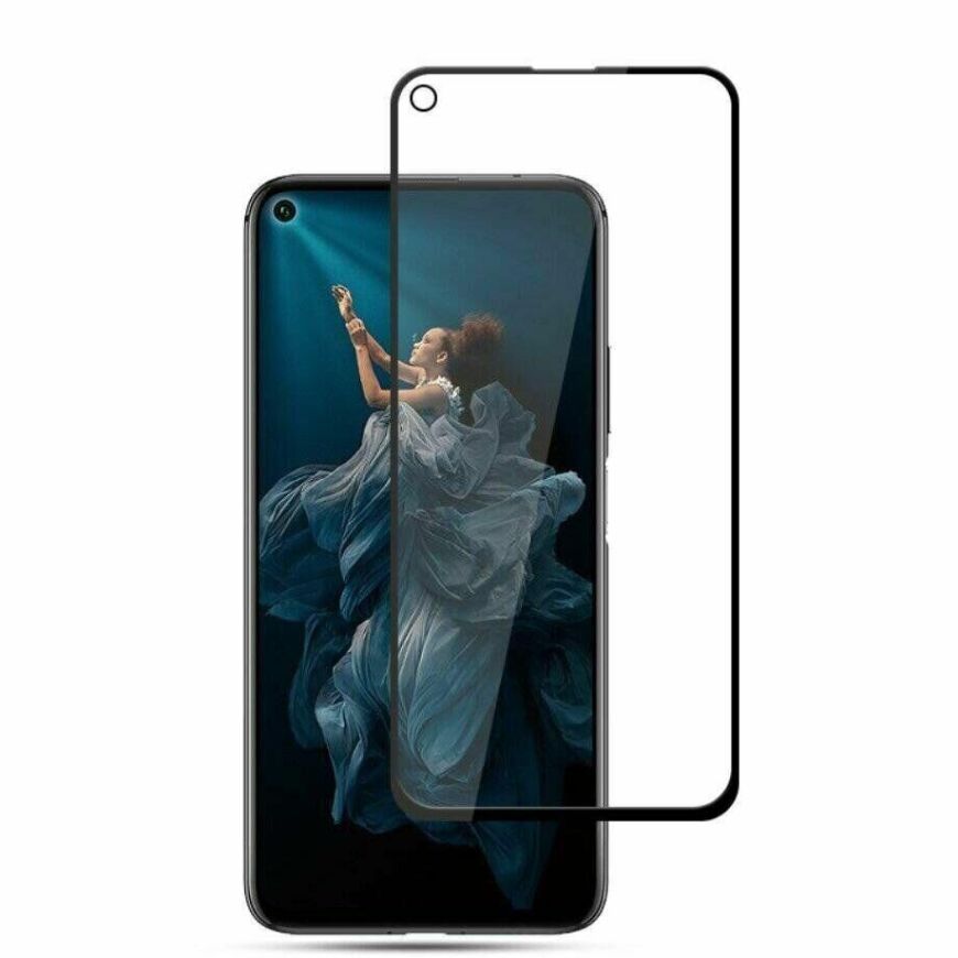 Защитное стекло 2.5D на весь экран для Huawei Honor 20 / 20 Pro / Nova 5T цвет Чёрный