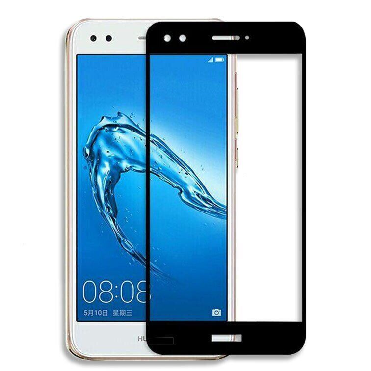 Защитное стекло 2.5D на весь экран для Huawei Nova lite (2017) цвет Чёрный