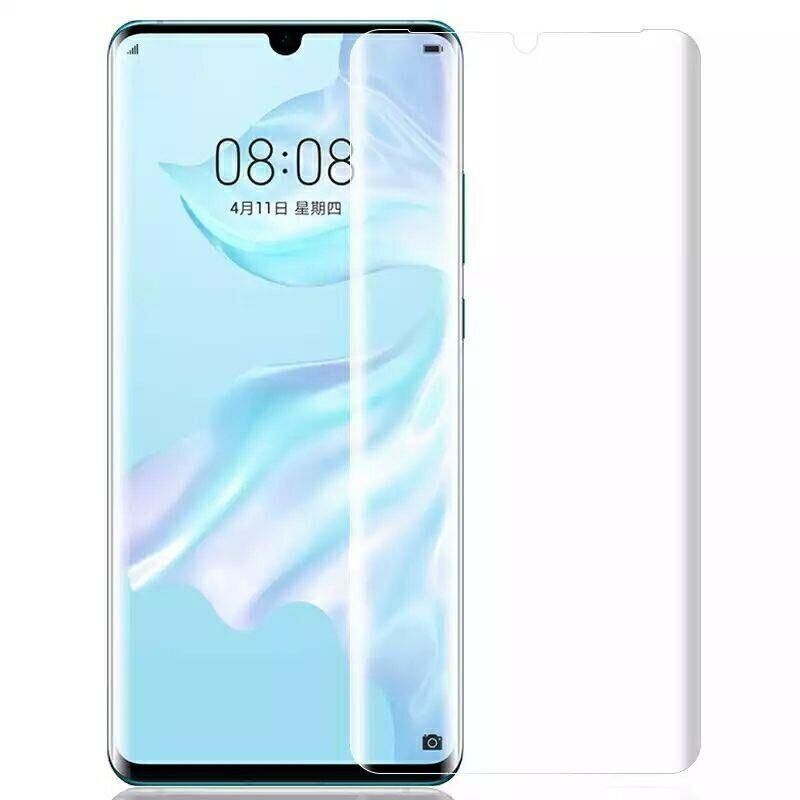 Защитное стекло 3D на весь экран для Xiaomi Mi Note 10 / 10 Plus (с ультрафиолетовым клеем) цвет Прозрачный