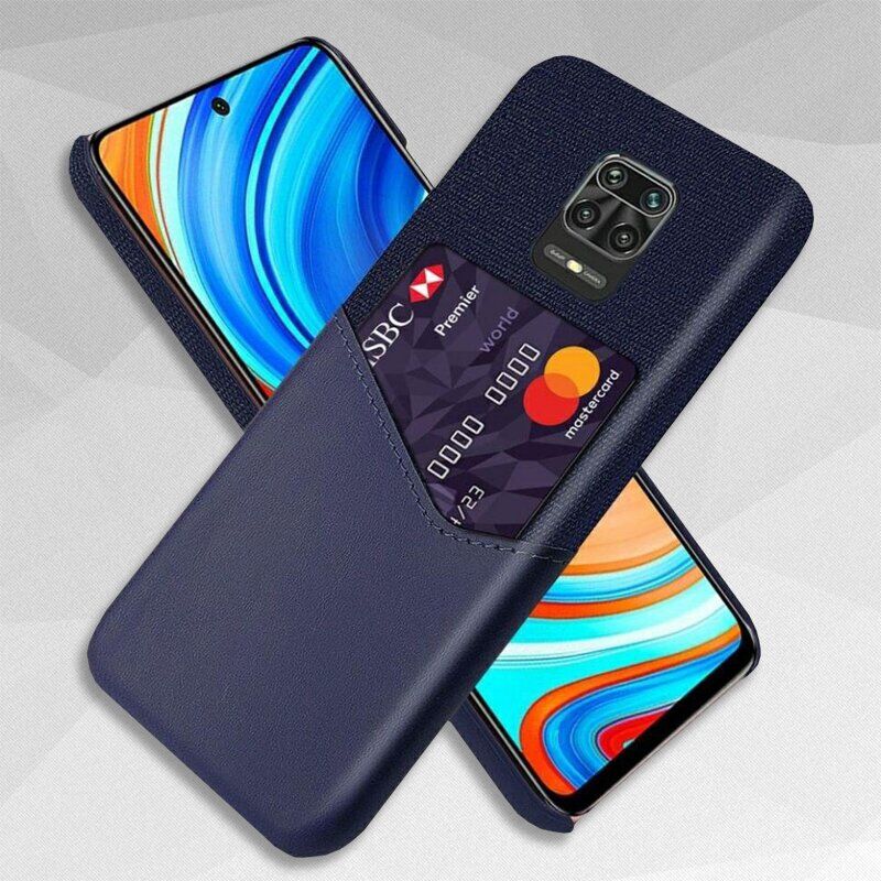 Чехол-бумажник для Xiaomi Redmi Note 9s / Note 9 Pro цвет Синий