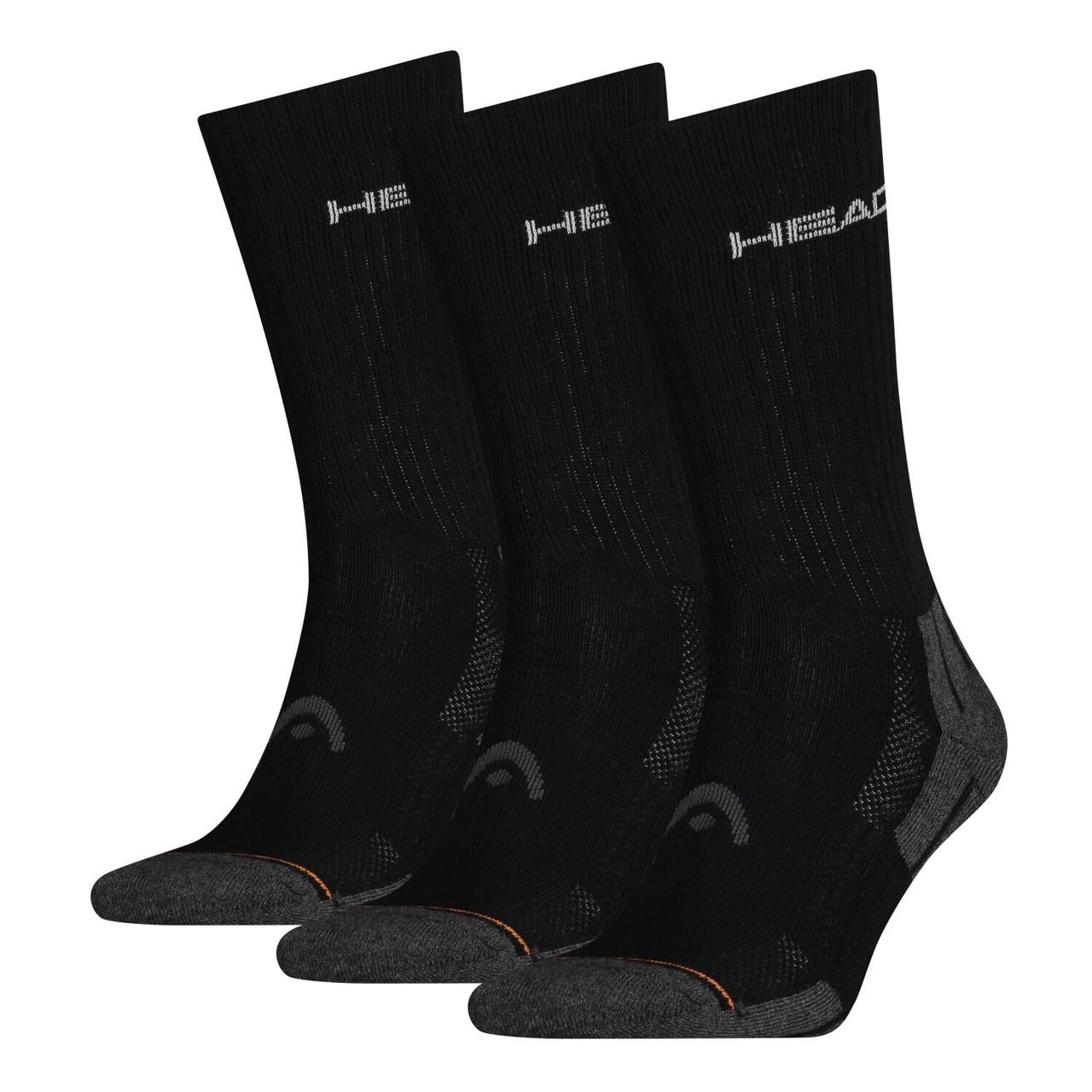 Шкарпетки Head Performance Crew 3-pack black