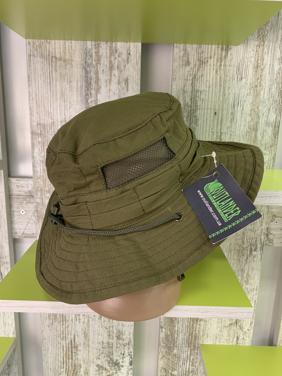 Панама тактическая, Olive палаточна тканина 100% хб