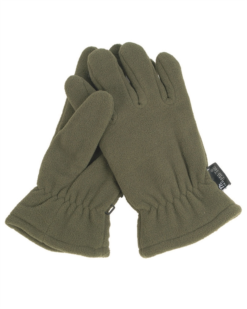 ПЕРЧАТКИ ФЛИСОВЫЕ OLIVE УТЕПЛИТЕЛЬ THINSULATE Mil Tec Sturm
