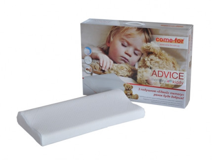 Подушка ортопедическая Come-For Advice Memory Kiddy Эдвайс Мемори Кидди 30х60/8