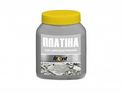 Лак акриловый декоративный Front платина