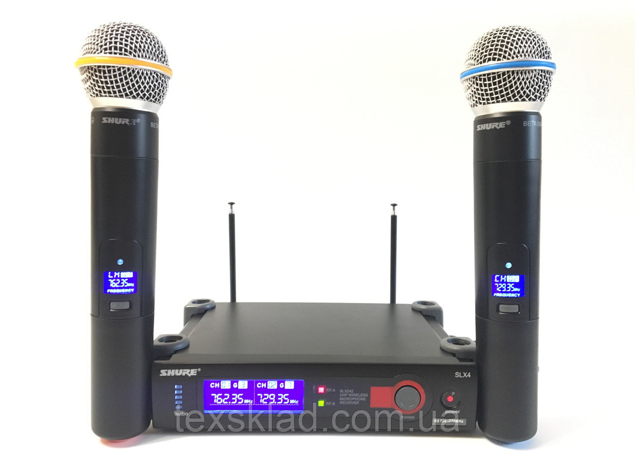 Микрофоны беспроводные SHURE SLX4/Beta 58A