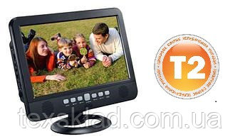 Портативный телевизор с встроенным T2 тюнером NS-1002B-D (10"/T2/USB/Пульт ДУ/Аккумулятор)