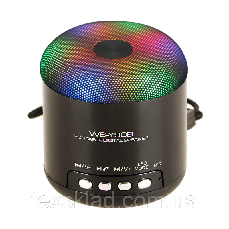 Портативная колоночка WS-Y90-BT (Bluetooth/USB/FM)