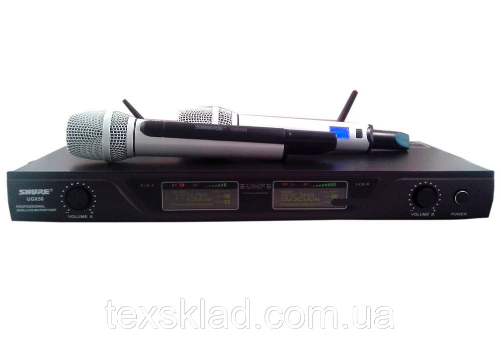Вокальная радиосистема SHURE UGX58 на два микрофона