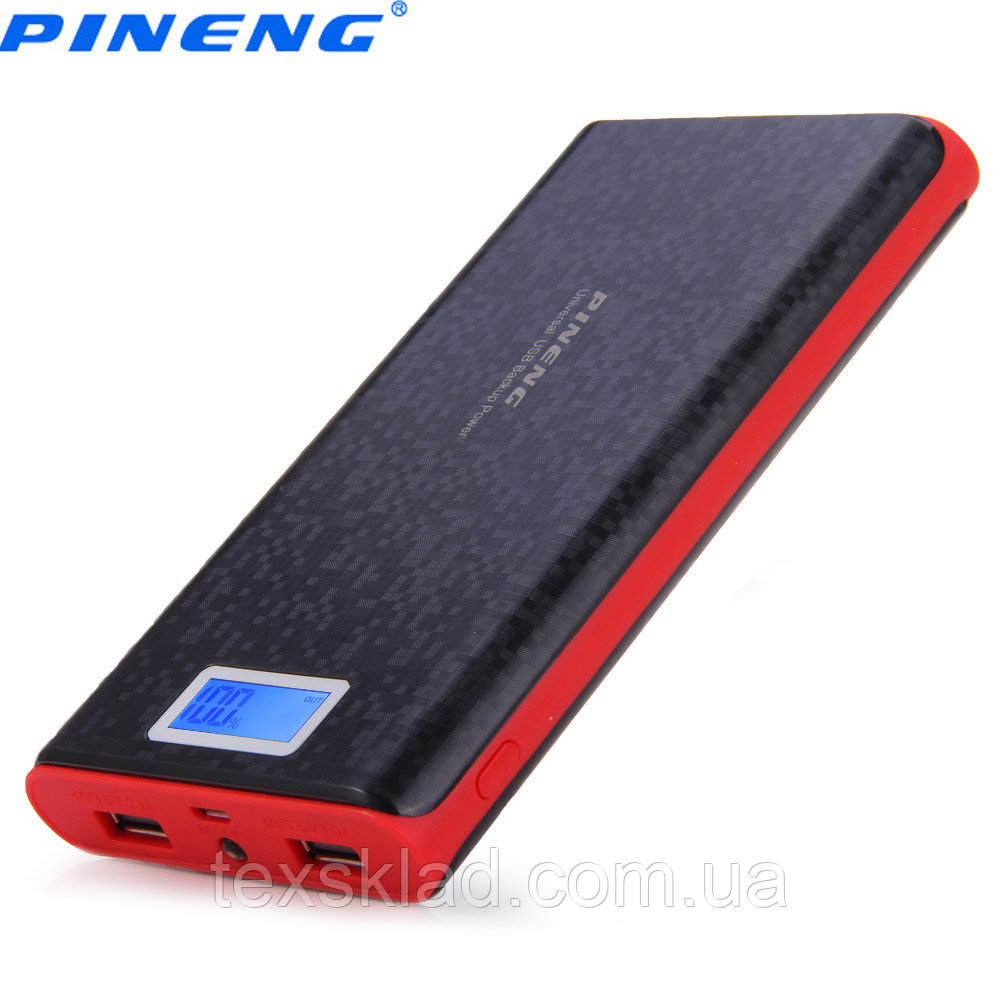 Power Bank Внешний аккумулятор PINENG 40 000 mAh с дисплеем заряда P920