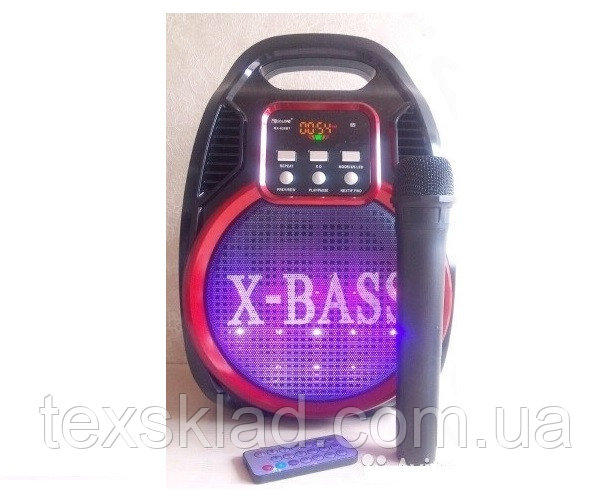 Колонка с радиомикрофоном Golon 820BT (USB/Bluetooth/FM/аккумулятор)