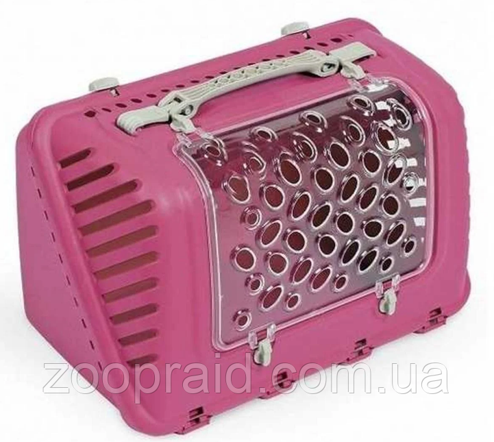 Переноска P-BAG FASHION Pink, ремень в комплекте, 44,5*26,5*28 h (6 шт в ящ) Вес жив. 10кг.
