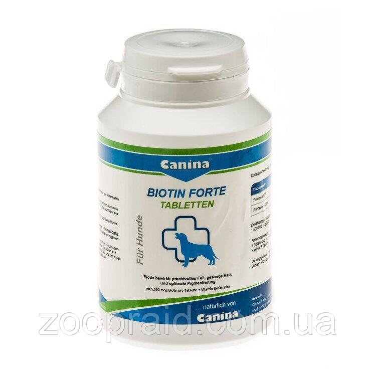 Витамины для собак Canina «Biotin Forte» 60 таблеток, 200 г (для кожи и шерсти)