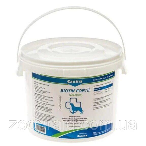 Витамины для собак Canina «Biotin Forte» 600 таблеток, 2 кг (для кожи и шерсти)