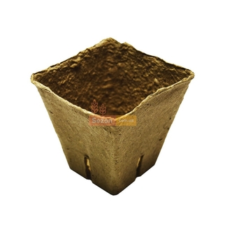 Торфяной стаканчик 80х80 квадратный, AGRO POT